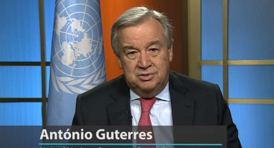 The United Nations Secretary-General, Antonio Guterres