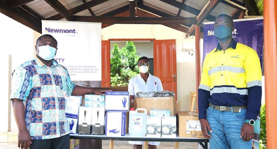 Newmont Ghana Supports Communities With Isolation Unit And GHC166,000 Worth Of COVID-19 Supplies