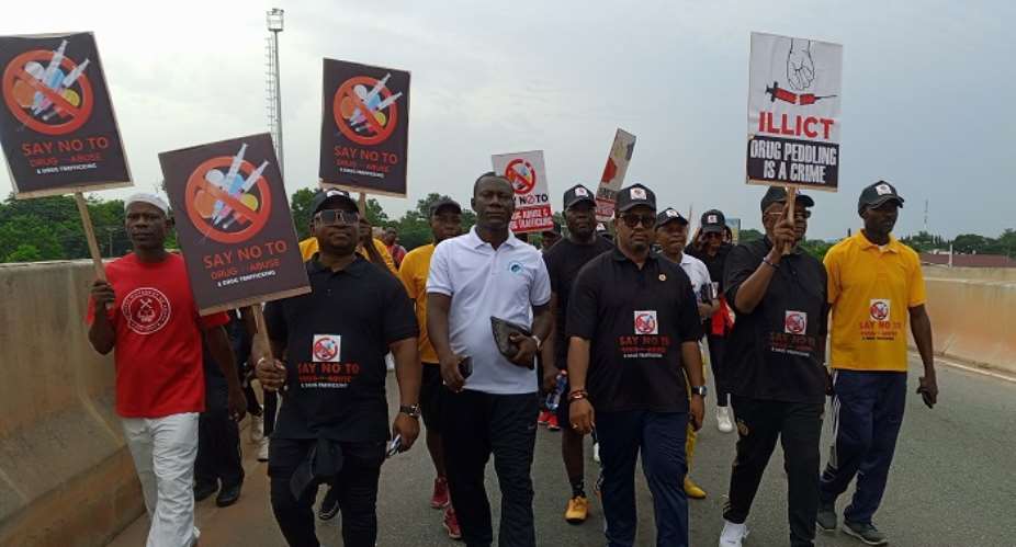 Igbos march in Ghana to oppose drug usage and trafficking