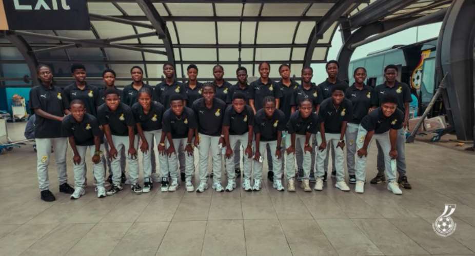 U-17 Womens World Cup Qualifiers: Black Maidens depart Accra for Monrovia ahead of second leg clash against Liberia