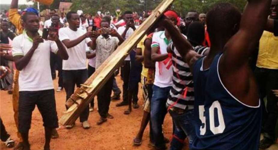 Tamale: Rowdy Youth Lock Out EDAIF Workers