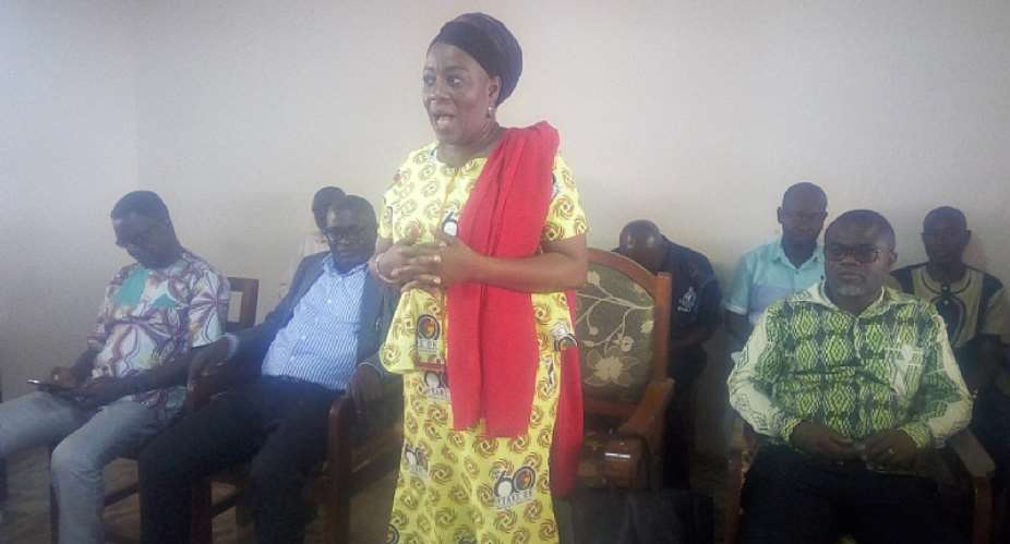 Tain District Chief Executive DCE, Mrs. Charity Akua Foriwaa Dwommoh