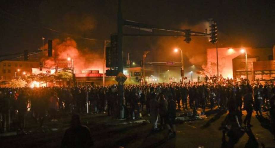George Floyd: Protesters Set Fire On Minneapolis Police Station