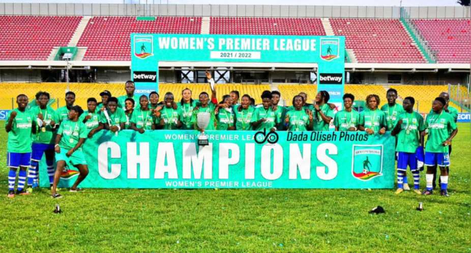 Ampem Darkoa Ladies beat Hasaacas Ladies on penalties to win 202122 Womens Premier League