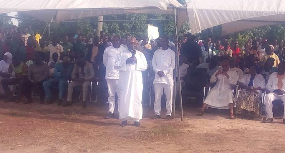 Bawumia Joins Muslims For Prayers At Menji