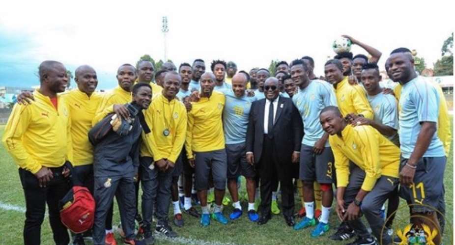 AFCON 2019: President Akufo-Addo Meets Black Stars Squad Ahead Of AFCON