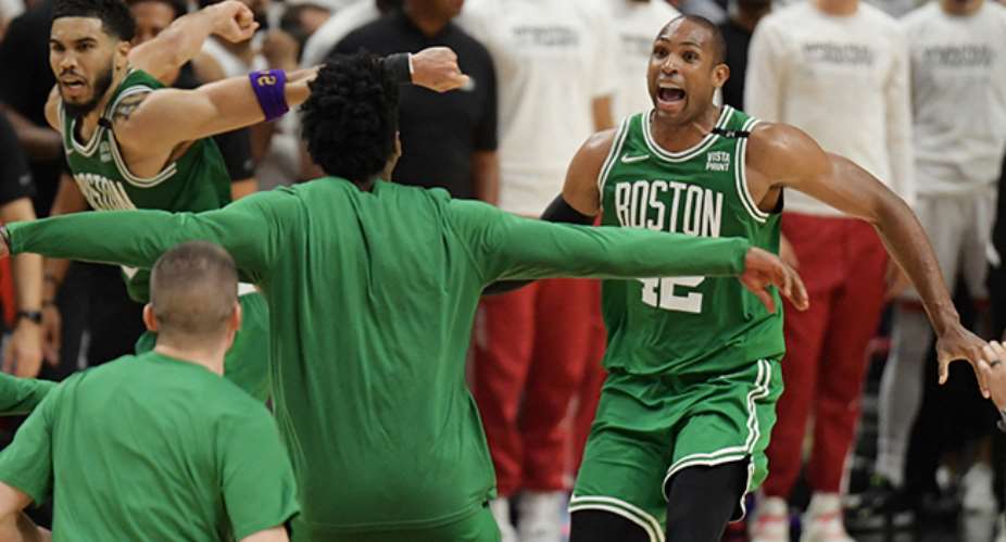 NBA play-offs: Boston Celtics beat Miami Heat to reach NBA finals for first time since 2010