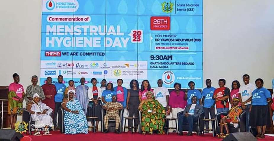 Were committed — Ghana Education Service commemorates 2023 Menstrual Hygiene Day