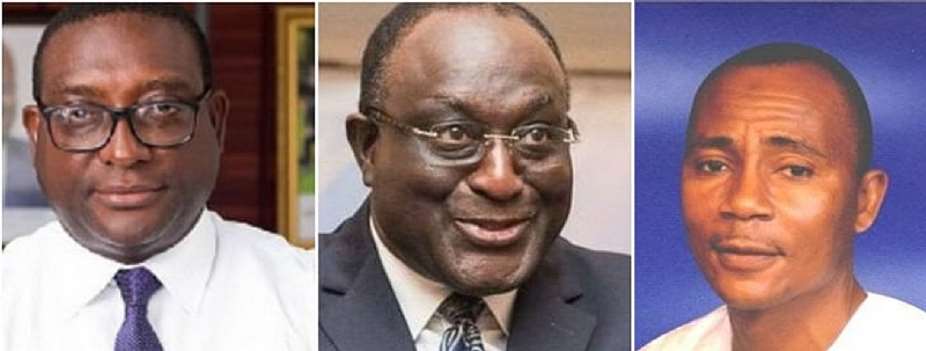 Buaben Asamoa, Alan Kyerematen and Alhaji Abubakar Saddique Boniface