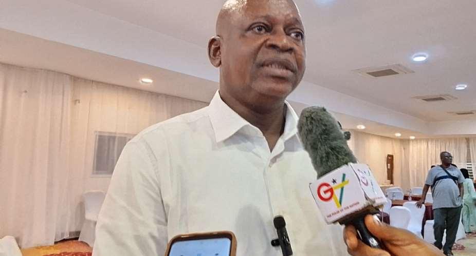 Minister for Transport in an interview with the media in Ho