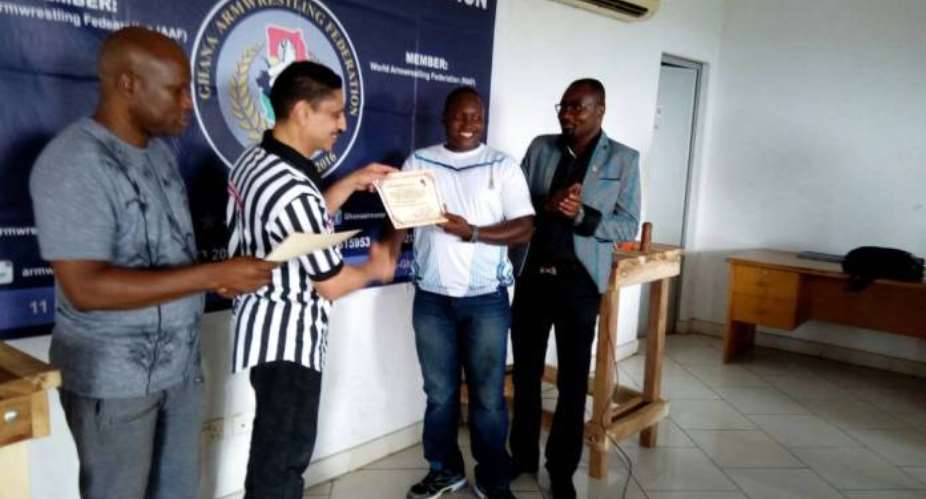 5 Ghanaians Elevated To Senior Officials In African Armwrestling Federation