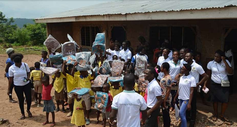 World Inspiring Network and Church of Pentecost greatly Impact Osunu Dompe Methodist Primary School.