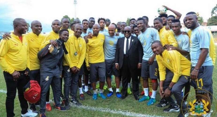 Akufo-Addo Charges Black Stars To Work For Each Other At The 2019 AFCON