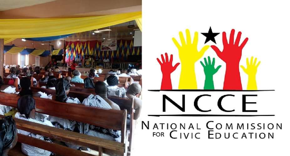 NCCE marks 30year anniversary at Fanteakwa North District, sensitize churches on 1992 Constitution