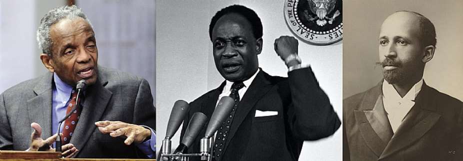 W. E. B. Du Bois: American sociologist and writer,  Kwame Nkrumah: Former President of Ghana and Derrick Bell: American lawyer and legal professional