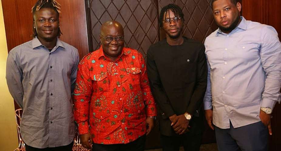 Black Avenue Muzik Visits President Akufo-Addo