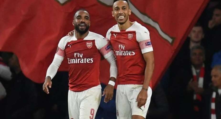 Europa League: Lacazette Double Gives Arsenal Healthy First-Leg Lead Over Valencia