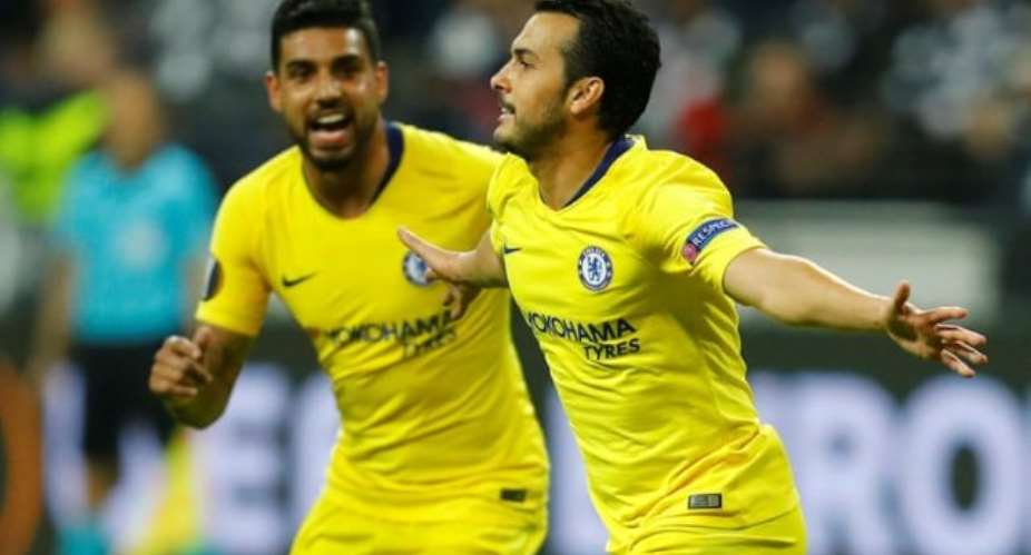 Europa League: Pedro Goal Gives Chelsea First-Leg Draw At Frankfurt
