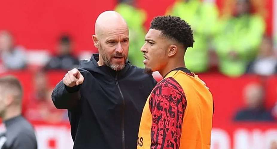 GETTY IMAGESImage caption: Jadon Sancho right has made 58 Premier League appearances since joining Manchester United in July 2021