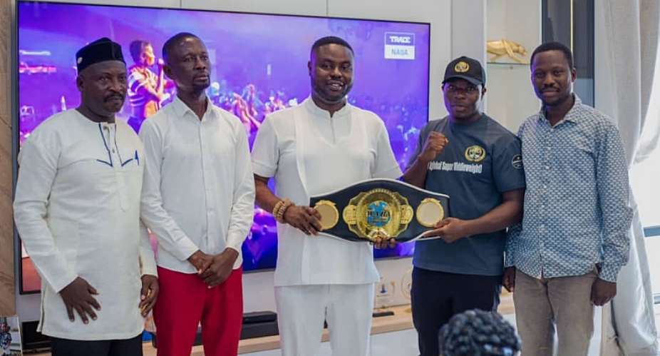 WABA champion visits Council of State Member ahead of titledefence