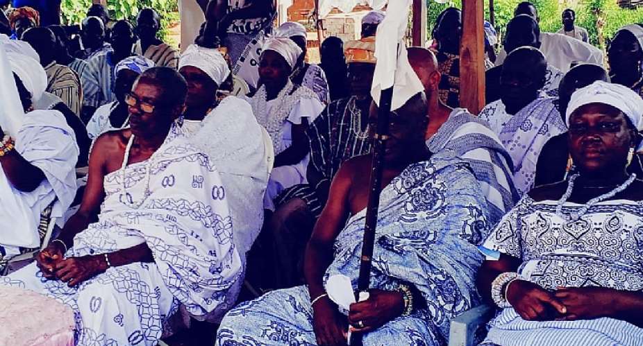 Hoe traditional area gets new paramount chief after 11 years
