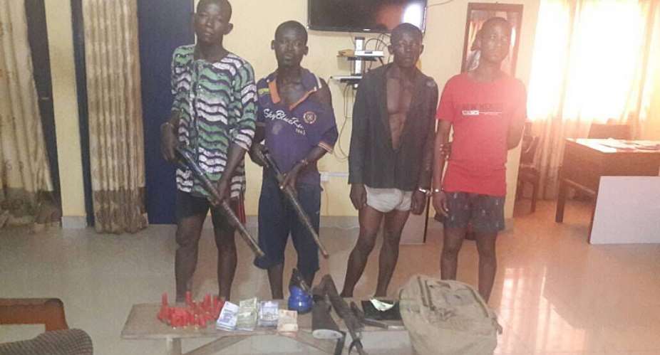 'Galamseyers' Turned Armed Robbers Nabbed