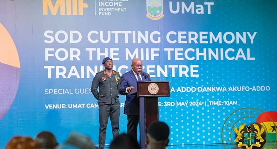 Akufo-Addo cuts sod for MIIF Technical Training Centre