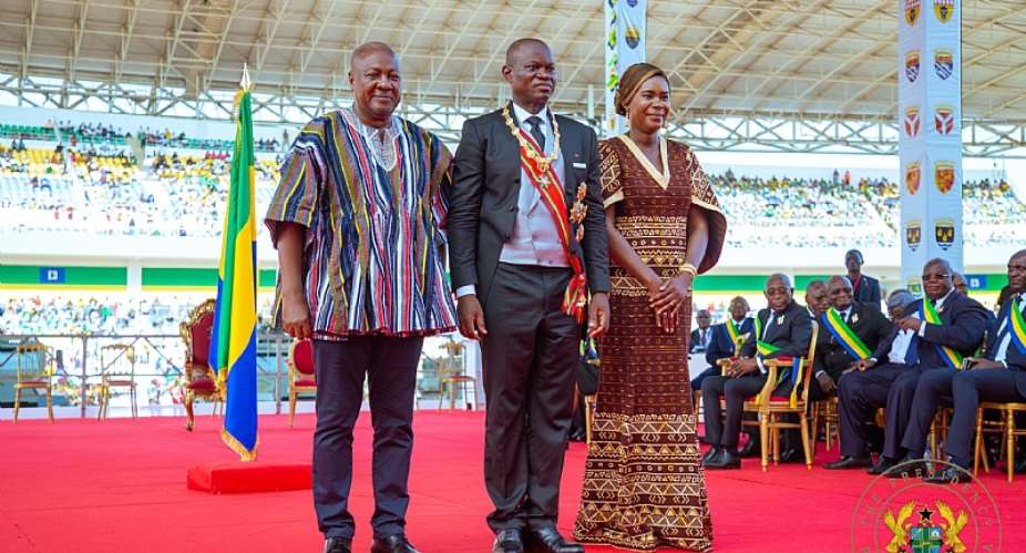 Gabon returns to constitutional rule as President Brice Nguema takes office