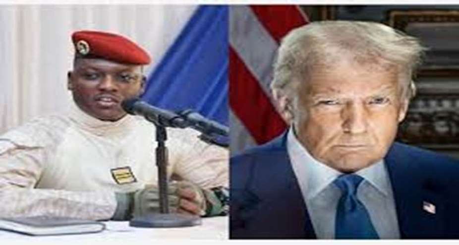 Presidents Ibrahim Traore and Donald Trump