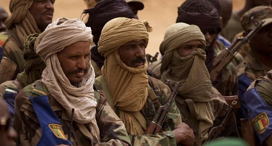 The Coordination of Azawad Movements, an alliance of predominantly Tuareg armed groups formed in 2014 following the unilateral declaration of independence of Azawad in 2012. -  AP