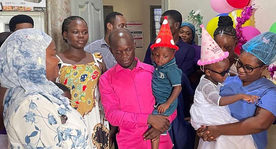 Kumasi South Hospital honours Kofi Job, wife for GH250,000 lifesaving support to childhood cancer patients