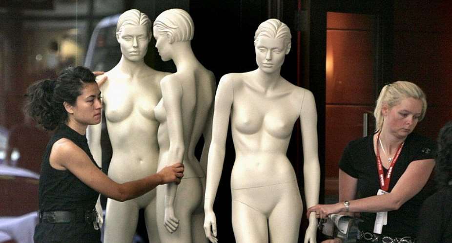 Female shop mannequins are medically unhealthy and unrealistic