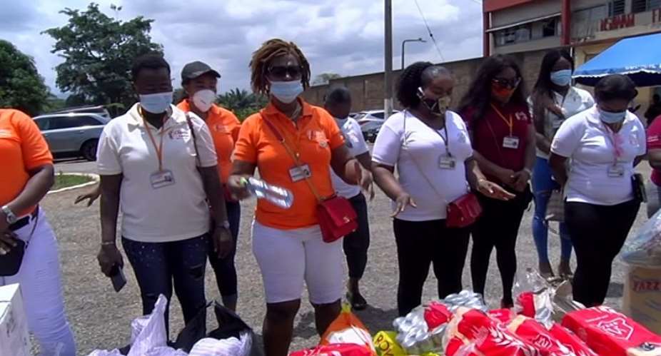 Classic Ladies Club Donates COVID-19 Relief Items To Nsawam Female Prison
