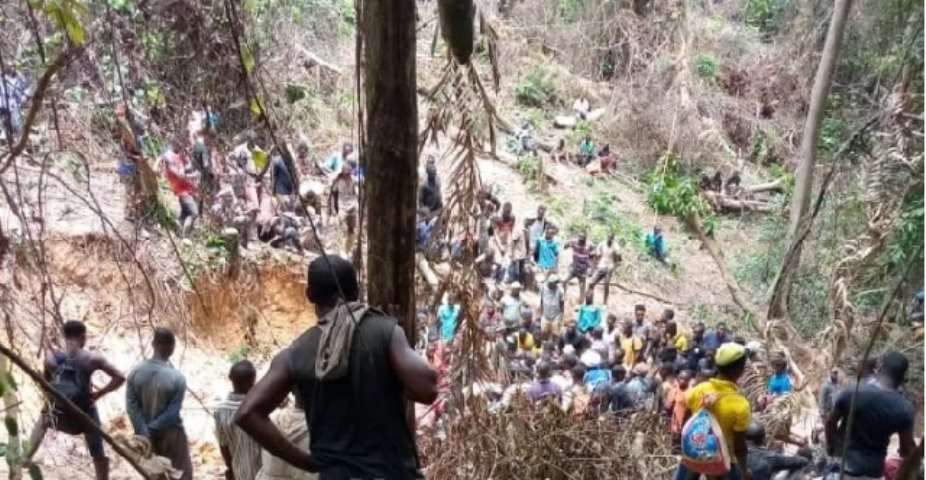 65 national security galamseyers arrested in Atewa forest