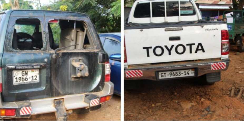 E/R: Arrested ‘National Security’ galamseyers bused to Koforidua