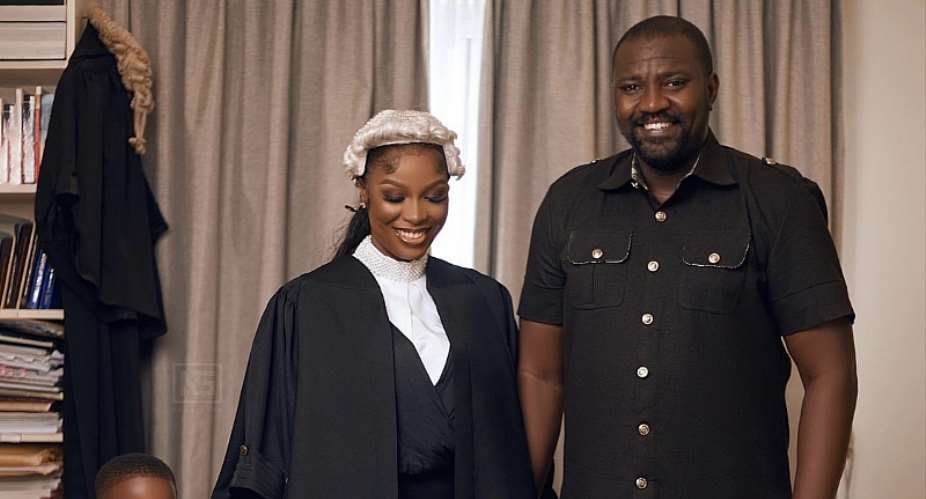 Actor and politician, John Setor Dumelo and wife