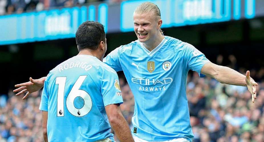 GETTY IMAGESImage caption: Erling Haaland has now scored seven goals in his past four Premier League games