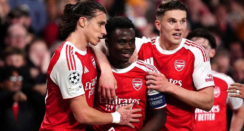 Arsenal reach first Champions League final in 20 years after Saka downs Atletico