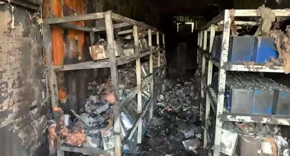 Fire guts SunyaniGBC