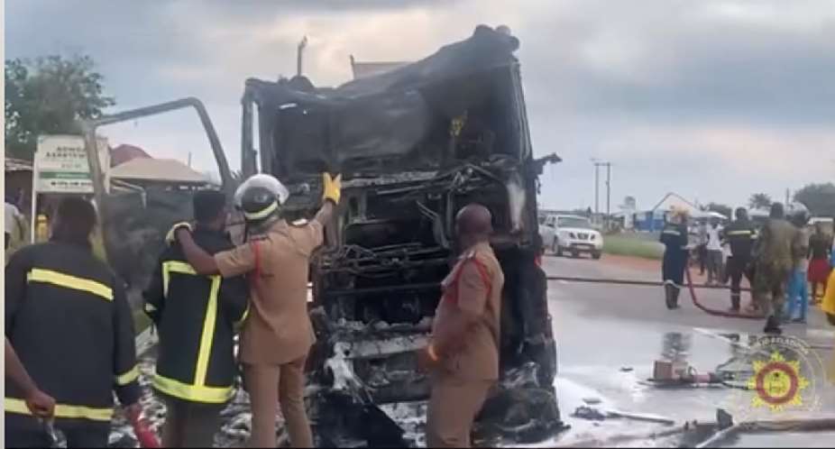 Dadieso LPG tanker accident: No live or property lost as speculated, product successfully evacuated — NPA