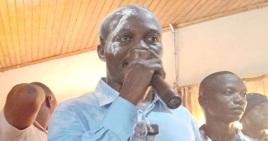 The MCE addressing the gathering after his confirmation
