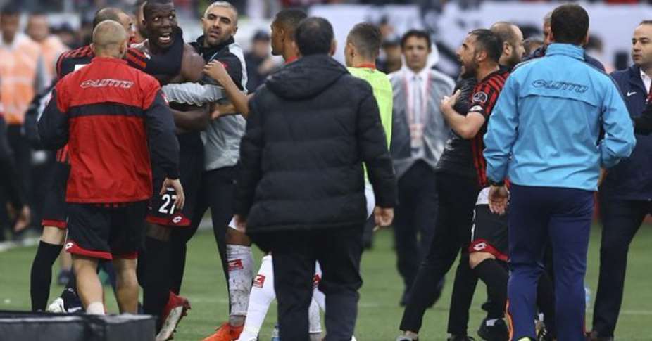 Pogbas Brother Attacked By Team-Mates In Turkey