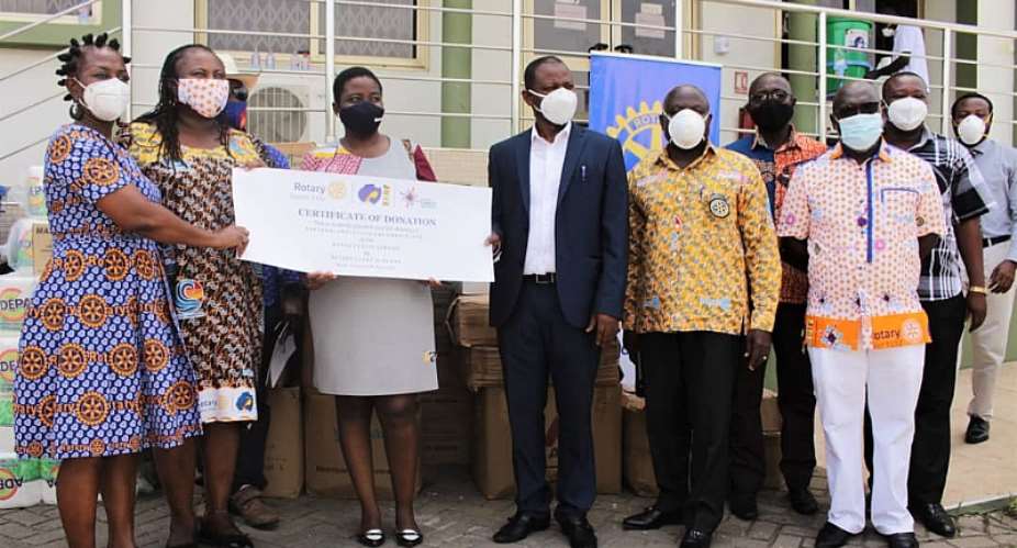 COVID-19 Pandemic: Rotarians In Ghana Supports Response Efforts