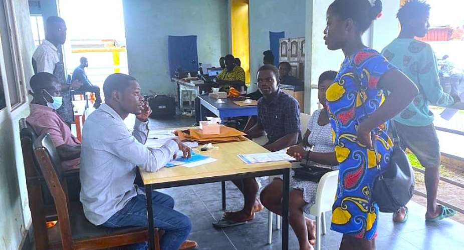 Technical issues delay voter registration exercise in Takoradi