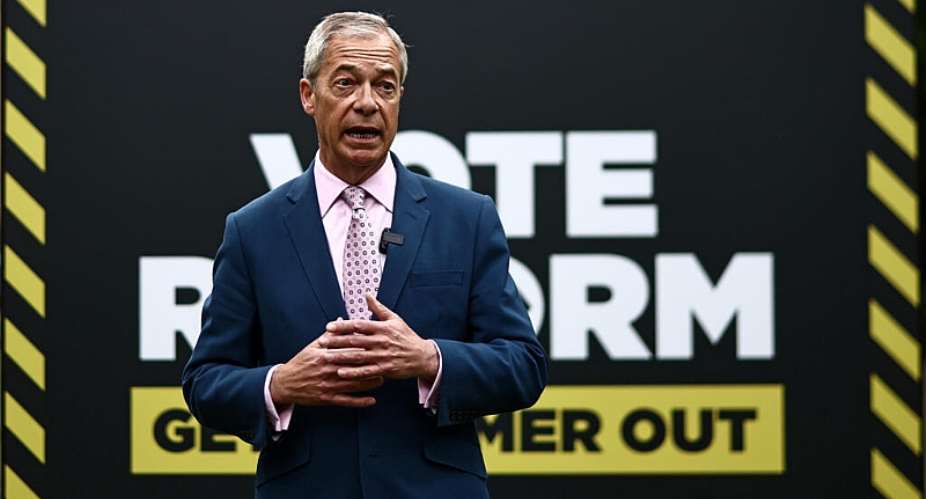 Nigel Farage and his Reform UK party look set to deal a stinging blow to both Labour and the Conservatives. -  Henry NICHOLLS / AFP