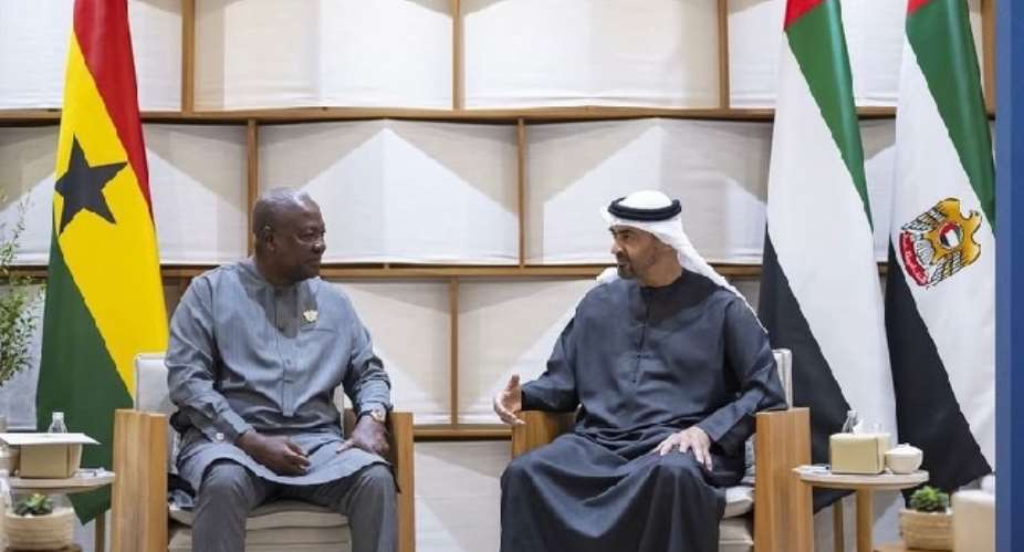 Mahama holds high-level talks with UAE president on energy and economic cooperation