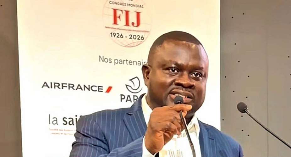Albert Kwabena Dwumfour, President of the Ghana Journalists Association