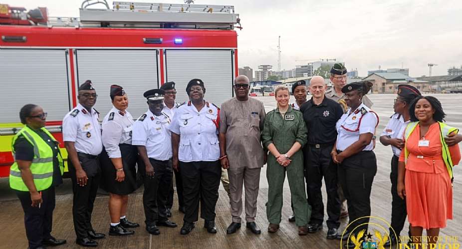 UK partners donate fire tender equipment to boost GNFS operations