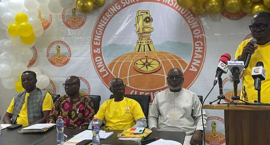 LESIG to partner key agencies to tackle risk zones and strengthen surveying practice in Ghana — Lic. Surv. Stephen Djaba