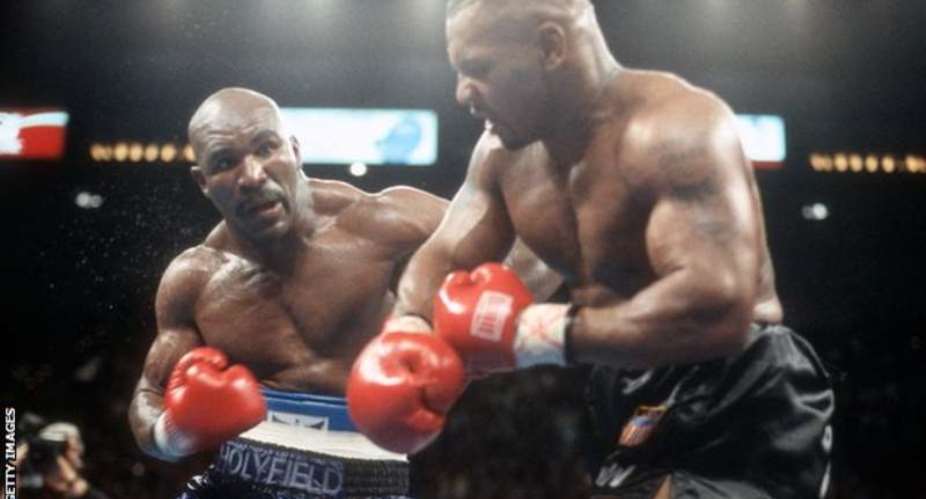 Holyfield and Tyson fought in two bouts that earned in excess of 200m